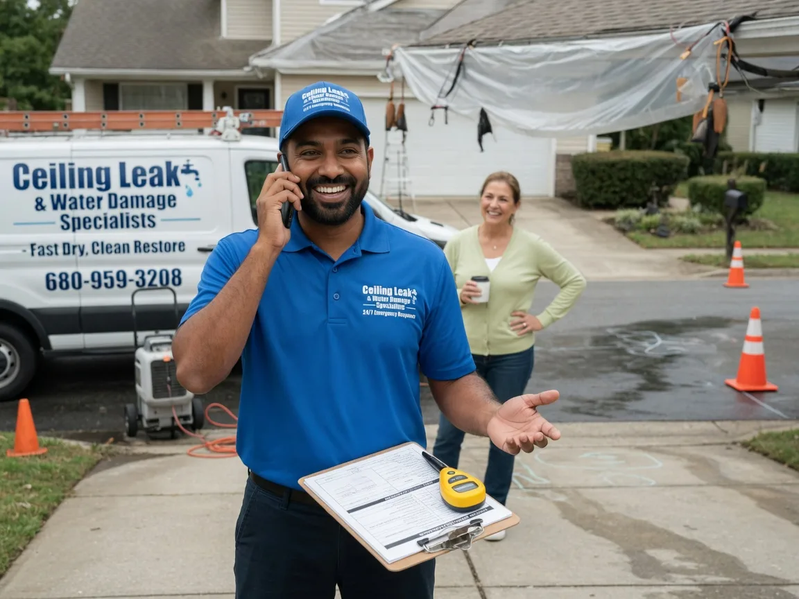 Ceiling Leak Cleanup Saint Johns, AZ FAQs